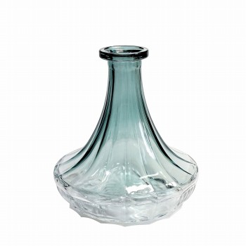一輪挿しガラス花器　B（山型）　グリーン　花瓶　花器　ガラス　ガラス　DM0ML15B-00G