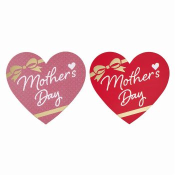 母の日シール　Mother's Day　ピンク＆レッド　50コ入　包装資材　パッケージ　シール　ZS0MS746