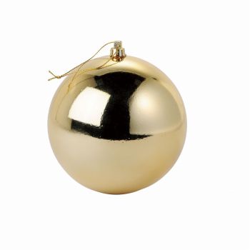 【今季完売】メッキボール１２５　ゴールド　クリスマスオーナメント　XB008125-018　クリスマスボール