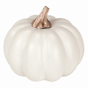 【今季完売】パンプキンS　ホワイト　ハロウィン　かぼちゃ　デコレーションパーツ　　HW000270-001　1袋(2コ入)
