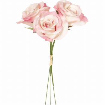 MAGIQ　プリティカローズピック　クリームピンク　アーティフィシャルフラワー　造花　バラ　FM008659-048