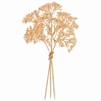 MAGIQ　メタリカシキミア ピック　ゴールド　アーティフィシャルフラワー　造花　お正月　FJ001876-018　実もの　ベリー