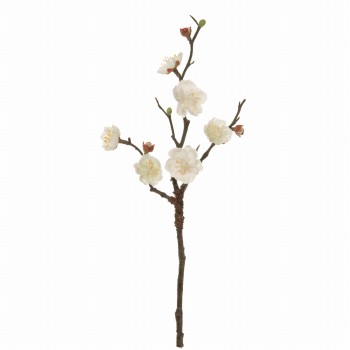 MAGIQ　春日梅　S　ホワイト　アーティフィシャルフラワー　造花　お正月　FJ002057-001　梅
