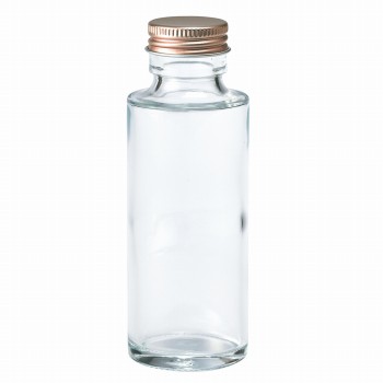 細口ガラス瓶　ミニ円柱型　ネジ栓付き　1本　ハーバリウム資材　PU000050