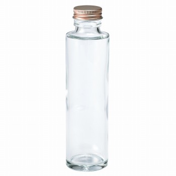 細口ガラス瓶　ミドル円柱型　ネジ栓付き　ハーバリウム資材　6本セット(352円/1コあたり)　GG050406