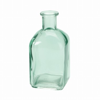 【完売品】セレーナ スクエアボトル S　グリーン　花器　GG006020-023　ガラス