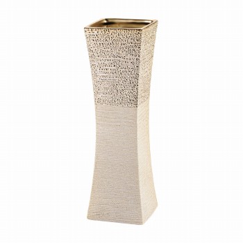 クレイ　グラン XS　ゴールド　花瓶　陶器　花器　CA000166-018