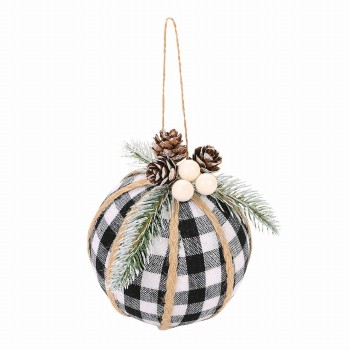 ブロックブラックボール　クリスマスオーナメント　デコレーションパーツ　XO006306