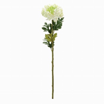 【完売品】MAGIQ　シャルロッテマム　ホワイトグリーン　アーティフィシャルフラワー　造花　FM008100-124　マム　菊