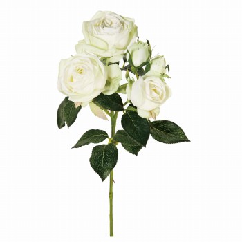 MAGIQ　セリーヌローズ　ホワイトグリーン　アーティフィシャルフラワー　造花　バラ　FM009448-123