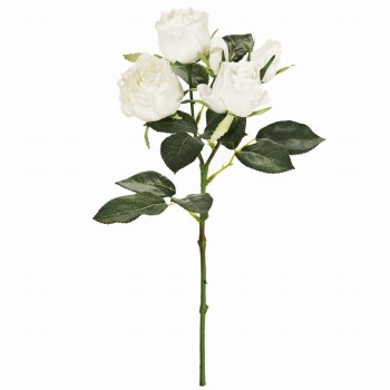MAGIQ　ローズプレシャス　ピュアホワイト　アーティフィシャルフラワー　造花　FM006127-101　バラ
