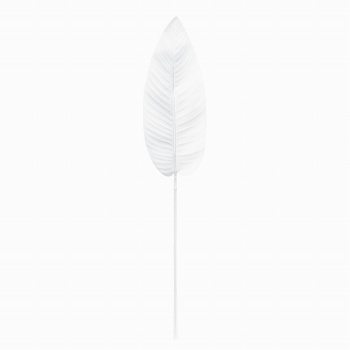 MAGIQ　カフェラカンナリーフ　ホワイト　アーティフィシャルフラワー　造花　FG004365-001　パームリーフ　トロピカルリーフ