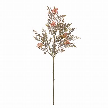 MAGIQ　アンティークベリーブランチ　ピーチ　アーティフィシャルフラワー　造花　枝もの　FM001385　実付き枝もの