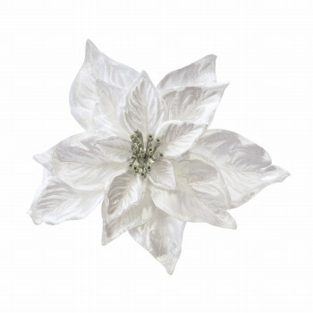 マイフラ 通販 Magiq ポインセチアクリップ ホワイト アーティフィシャルフラワー 造花 ポインセチア Fx 001 ホワイト Magiq アーティフィシャルフラワー 造花 全国にmagiq 花器 花資材などをお届けします