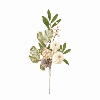 パンプキンブランチ　アーティフィシャルフラワー　造花　枝もの　ハロウィン　HW001016