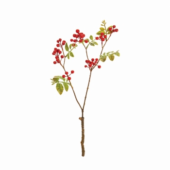 【今季完売】MAGIQ　小春赤実　レッド　アーティフィシャルフラワー　造花　実もの　FM000928　お正月