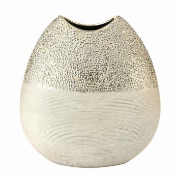 クレイ　グランサークル L　ゴールド　花器　陶器　花瓶　CA000152-018