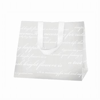シャルマンバッグS　ホワイト　包装資材　20枚入　アレンジバッグ　無料配布可レジ袋　GF009012-001