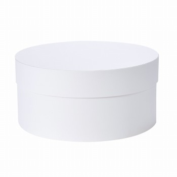 サークルBOX　LL　ホワイト　花器　ベース　ギフトボックス　箱　GF001083-001　紙素材