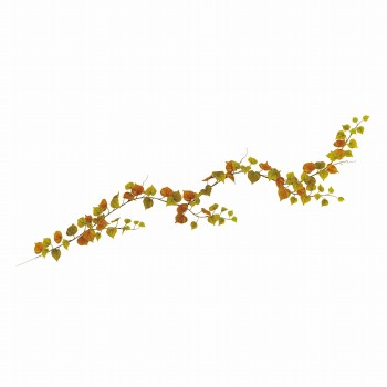 MAGIQ　オータムコットンウッドガーランド　イエローグリーン　アーティフィシャルフラワー　造花　ミニリーフ　FG002998-025