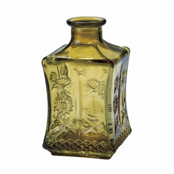 ランタン　イエロー　花瓶　花器　4コ入　ガラス　インテリアベース　CX001408-004