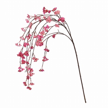 【今季完売】MAGIQ　みちる桜バイン　モーブ／ピンク　アーティフィシャルフラワー　造花　さくら　FM300393-042