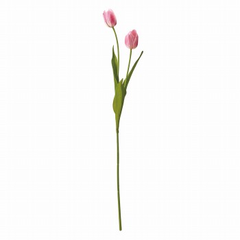 【今季完売】MAGIQ　ツインチューリップ　ピンク　アーティフィシャルフラワー　造花　チューリップ　FM007846-002