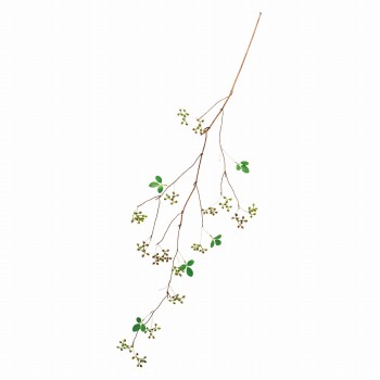 MAGIQ　サンキライツイッグ　ライトグリーン　アーティフィシャルフラワー　造花　実もの　ベリー　FM001726-023