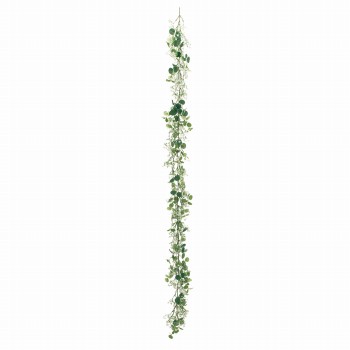 MAGIQ　ユーカリジプソガーランド　ホワイトグリーン　アーティフィシャルフラワー　造花　かすみ草　ジプソ　FM002110