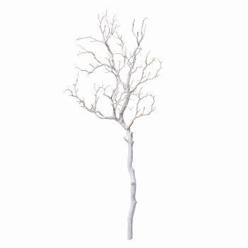 MAGIQ　ブラッシュマンザニータ　ホワイト／ゴールド　アーティフィシャルフラワー　造花　枝もの　FX003380-001