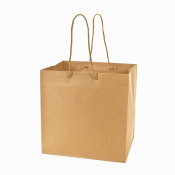 アレンジバッグM　未晒　5枚入　紙袋　フラワーアレンジメント用　手提げ袋　店舗用資材　SH000110-022