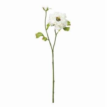 MAGIQ　ラッフルラナンキュラス　ホワイト　アーティフィシャルフラワー　造花　ラナンキュラス　FM007847-001