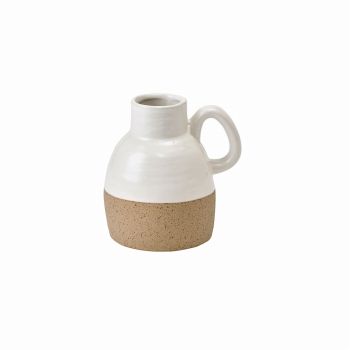 SEVA　クレマポット12.5　ホワイト　花瓶　花器　ベース　陶器　GW000670-001