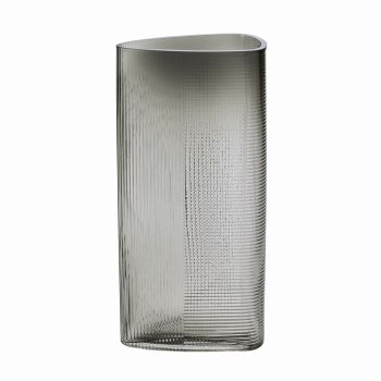 SEVA　リーバガラス30　グレー　花瓶　ガラス　花器　ベース　GW000261-015