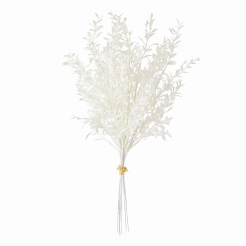 MAGIQ　ルスカスピック　ホワイト　アーティフィシャルフラワー　造花　ミニリーフ　FG002200-001