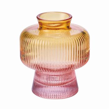 クレイ　ジェリー9　サンセット　一輪挿し　花瓶　ガラス　花器　ベース　GG000607-006