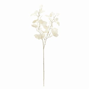 MAGIQ　ブランユーカリスプレー　ホワイト　アーティフィシャルフラワー　造花　ユーカリ　FG003016