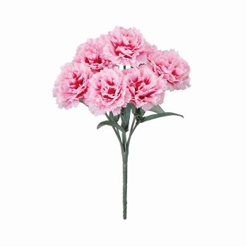 MAGIQ　リルカーネブッシュ　レッド／ピンク　アーティフィシャルフラワー　造花　カーネーション　FM002854-102　母の日