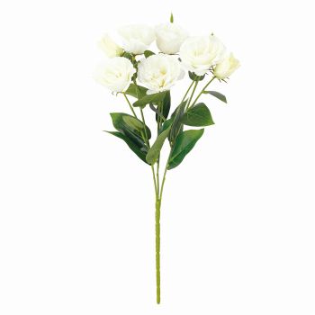 MAGIQ　リシアンサスブッシュ　ホワイトグリーン　アーティフィシャルフラワー　造花　リシアンサス　トルコキキョウ　FM002036-001