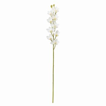 MAGIQ　ブライトシンビジウム　ホワイト　アーティフィシャルフラワー　造花　オーキッド　蘭　FM001108-001