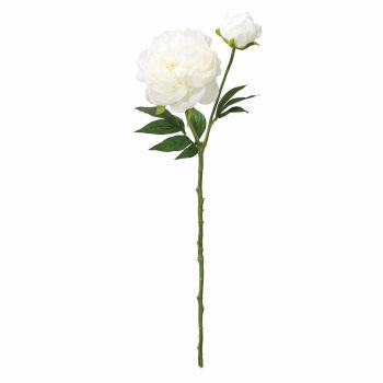 MAGIQ　プランタンピオニー　ホワイト　アーティフィシャルフラワー　造花　ピオニー　牡丹　FM001774-001