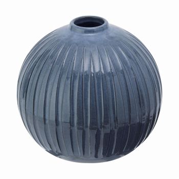 毬楽花瓶　灰釉　信楽焼　花瓶　陶器　花器　ベース　YK902030-015