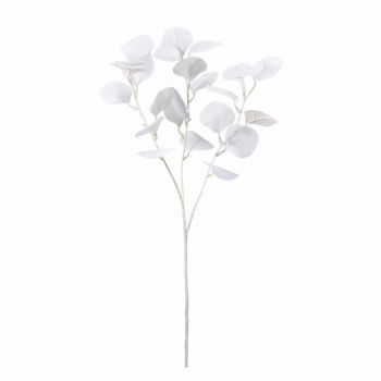 MAGIQ　ジョセフユーカリ　パール／ホワイト　アーティフィシャルフラワー　造花　ユーカリ　FX001125-001