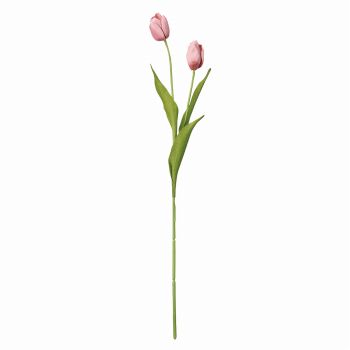 【今季完売】MAGIQ　ツインチューリップ　アンティークモーブ　アーティフィシャルフラワー　造花　チューリップ　FM007846-042