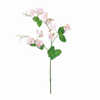 【今季完売】MAGIQ　フリルフルスイトピー　ライトピンク　アーティフィシャルフラワー　造花　スイトピー　FM001119-002