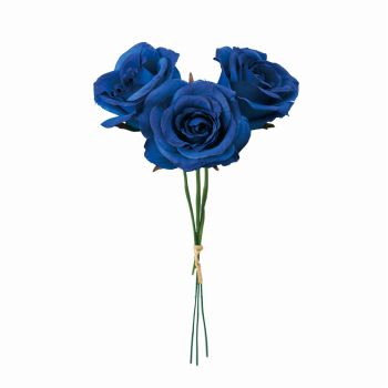 MAGIQ　プリティカローズピック　ロイヤルブルー　アーティフィシャルフラワー　造花　バラ　FM008659-033