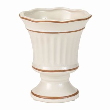 アンナ　ホワイト　花器　ベース　陶器　CX000409-001