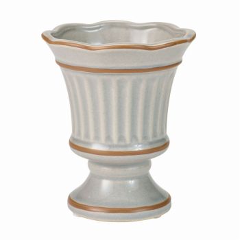 アンナ　グレー　花器　ベース　陶器　CX000409-015