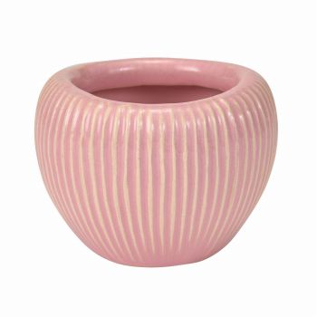 ポルテ　ピンク　花器　ベース　陶器　CX000593-002