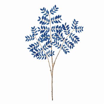 MAGIQ　綺羅のななかまど　ブルー／ゴールド　アーティフィシャルフラワー　造花　リーフ　FJ006001-010